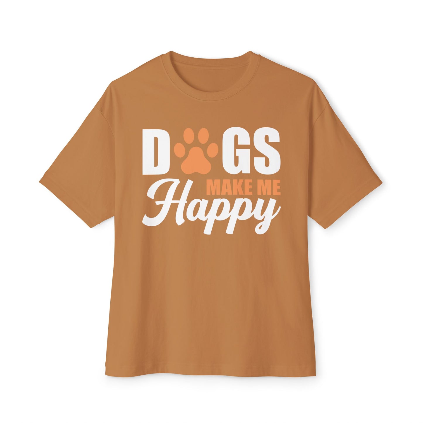 Dog Lover Tee - Dogs Make Me Happy Girls Short Sleeve Tee