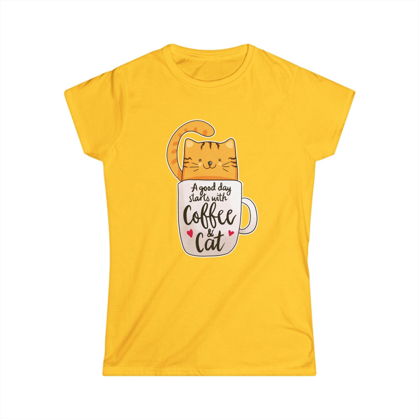 A Good Day Starts With Coffee And Cat