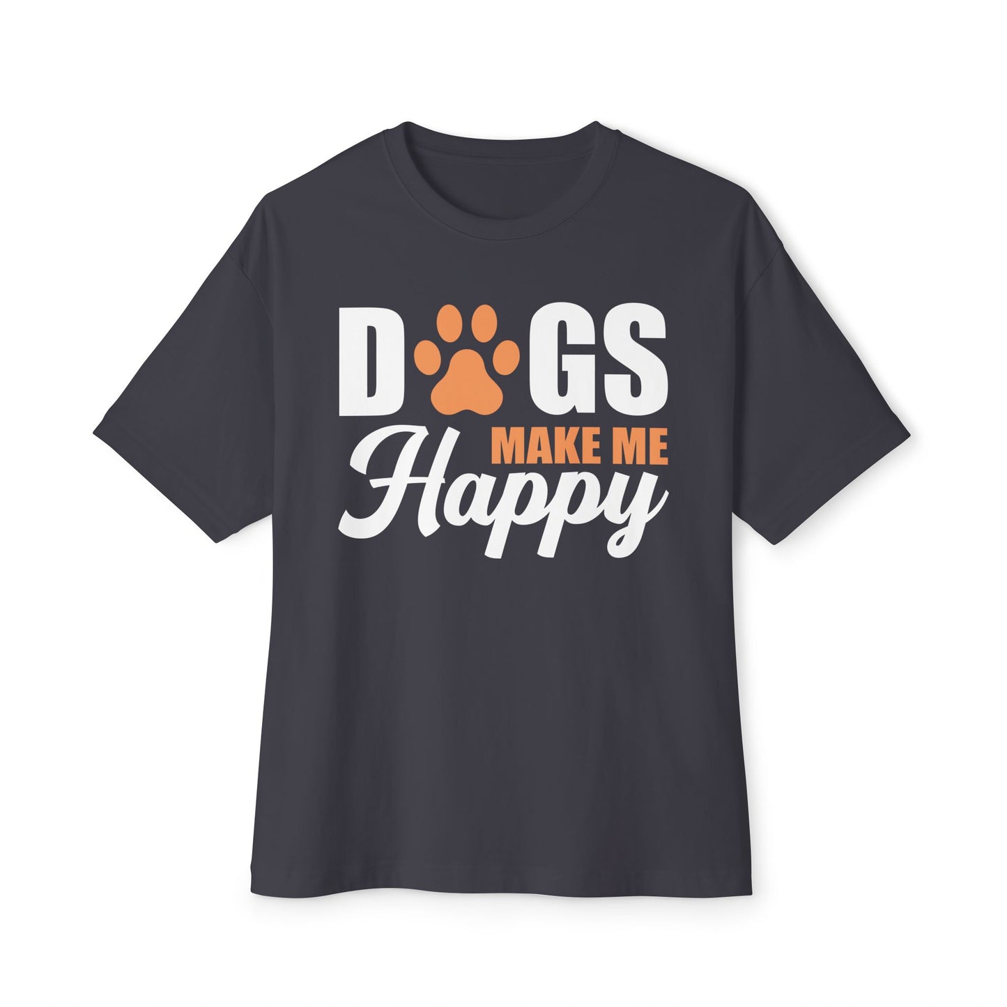 Dog Lover Tee - Dogs Make Me Happy Girls Short Sleeve Tee