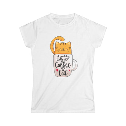A Good Day Starts With Coffee And Cat