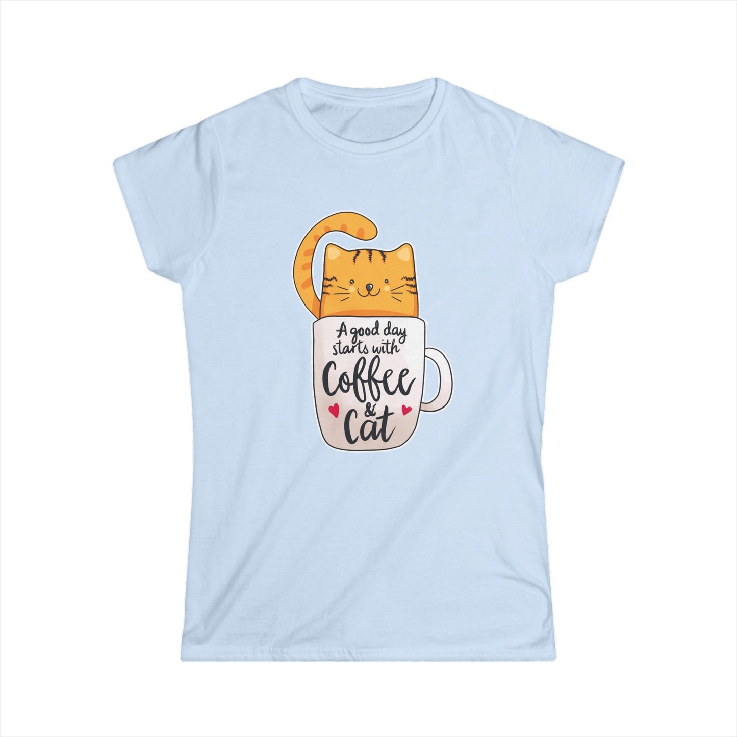 A Good Day Starts With Coffee And Cat