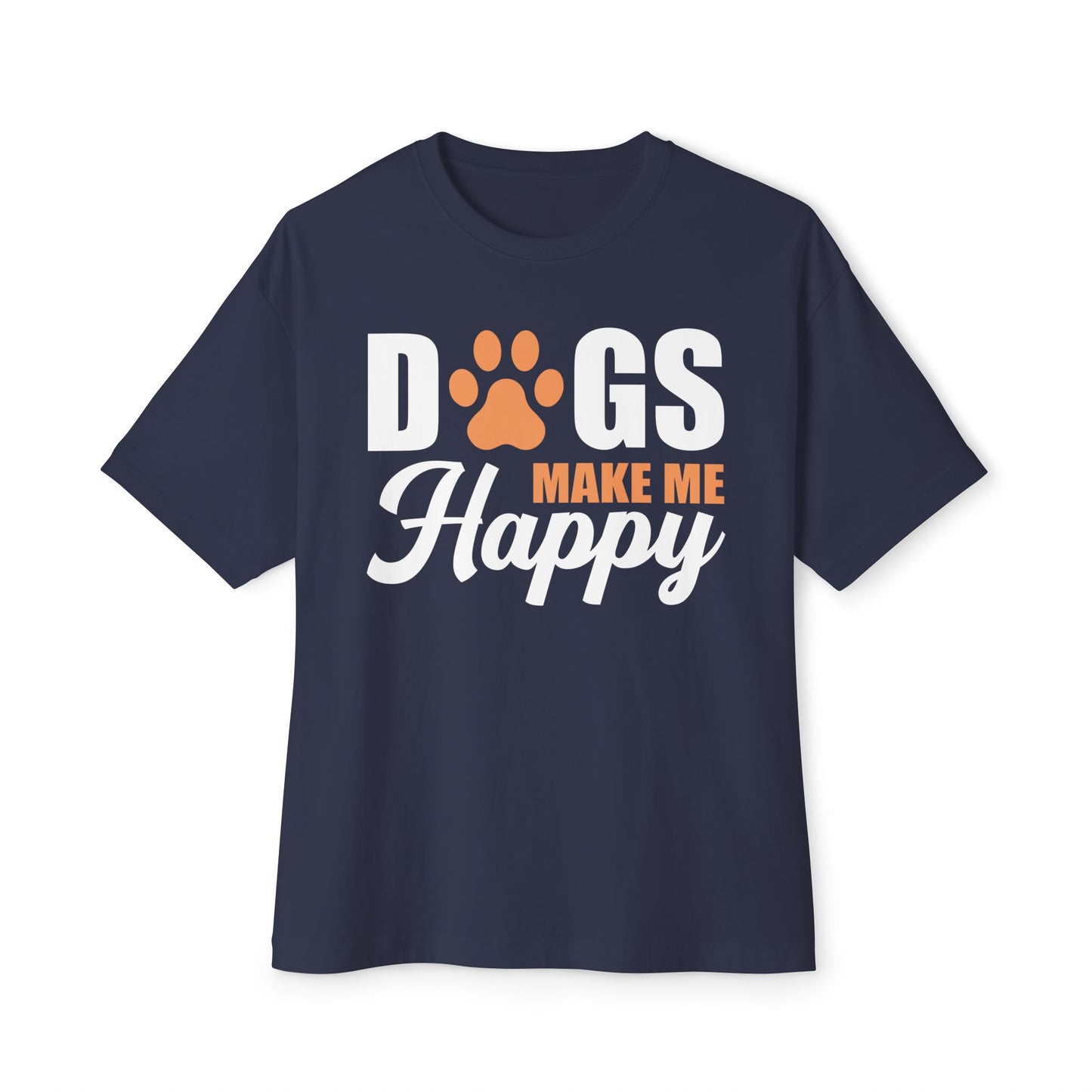 Dog Lover Tee - Dogs Make Me Happy Girls Short Sleeve Tee